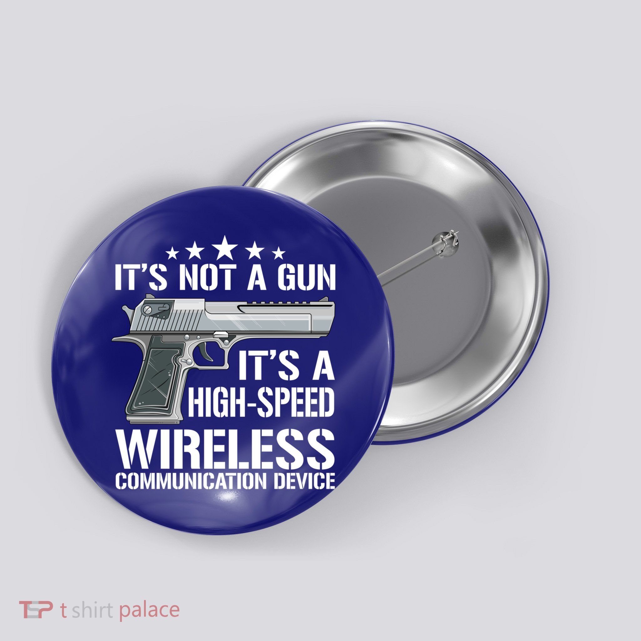Its Not A Gun Meme Funny Its Not A Gun Gift Button