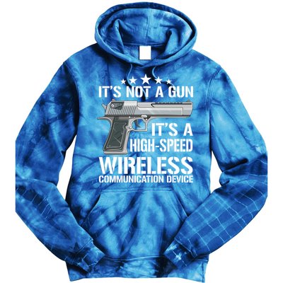 Its Not A Gun Meme Funny Its Not A Gun Gift Tie Dye Hoodie