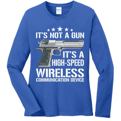 Its Not A Gun Meme Funny Its Not A Gun Gift Ladies Long Sleeve Shirt