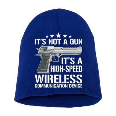 Its Not A Gun Meme Funny Its Not A Gun Gift Short Acrylic Beanie