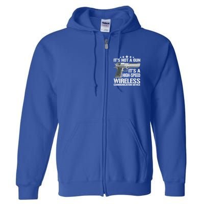 Its Not A Gun Meme Funny Its Not A Gun Gift Full Zip Hoodie