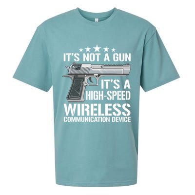 Its Not A Gun Meme Funny Its Not A Gun Gift Sueded Cloud Jersey T-Shirt