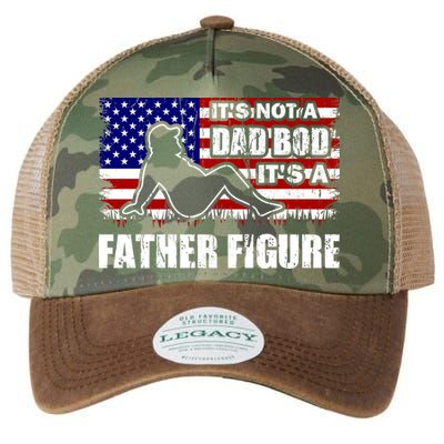 Its Not A Dad Bod Its A Father Figure Funny USA Sexy Legacy Tie Dye Trucker Hat