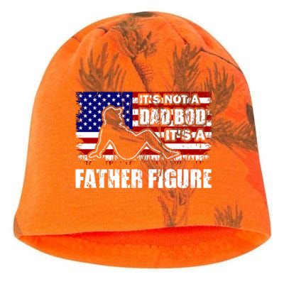 Its Not A Dad Bod Its A Father Figure Funny USA Sexy Kati - Camo Knit Beanie