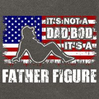 Its Not A Dad Bod Its A Father Figure Funny USA Sexy Cotton Canvas Backpack