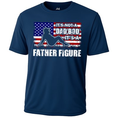 Its Not A Dad Bod Its A Father Figure Funny USA Sexy Performance Shirt