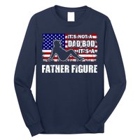 Its Not A Dad Bod Its A Father Figure Funny USA Sexy Long Sleeve Shirt