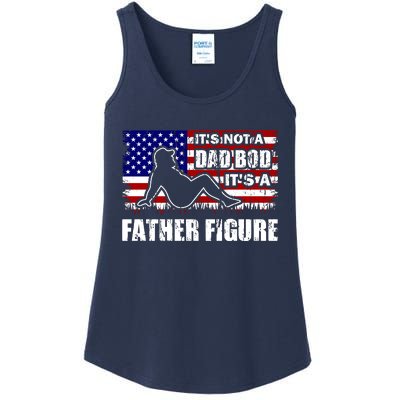 Its Not A Dad Bod Its A Father Figure Funny USA Sexy Ladies Essential Tank