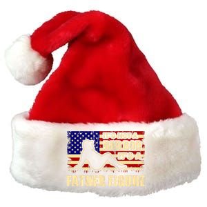 Its Not A Dad Bod Its A Father Figure Funny USA Sexy Premium Christmas Santa Hat