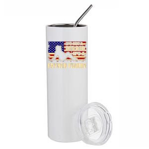 Its Not A Dad Bod Its A Father Figure Funny USA Sexy Stainless Steel Tumbler