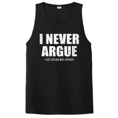 I Never Argue I Just Explain Why In Right PosiCharge Competitor Tank