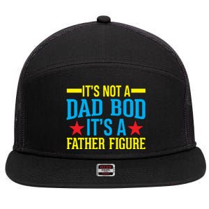 Its Not A Dad Bod 7 Panel Mesh Trucker Snapback Hat