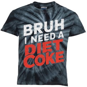 I Need A Diet C.O.K.E Cans Diet C.O.K.E Caffeine Free Diet C.O.K.E Kids Tie-Dye T-Shirt