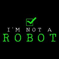 IM Not A Robot Funny Computer Nerd Geek Ai Gift Women's Crop Top Tee