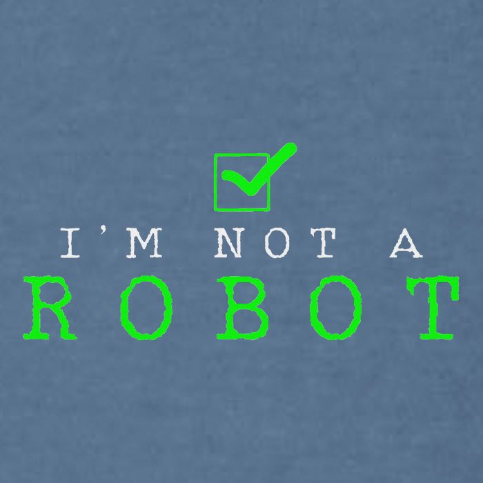 IM Not A Robot Funny Computer Nerd Geek Ai Gift Garment-Dyed Sweatshirt