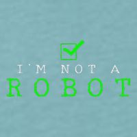 IM Not A Robot Funny Computer Nerd Geek Ai Gift Sueded Cloud Jersey T-Shirt