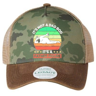 Its Not A Dad Bod Its A Father Figure Funny Beer Sexy Legacy Tie Dye Trucker Hat
