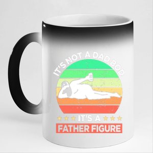 Its Not A Dad Bod Its A Father Figure Funny Beer Sexy 11oz Black Color Changing Mug