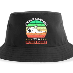 Its Not A Dad Bod Its A Father Figure Funny Beer Sexy Sustainable Bucket Hat