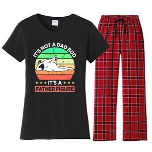 Its Not A Dad Bod Its A Father Figure Funny Beer Sexy Women's Flannel Pajama Set