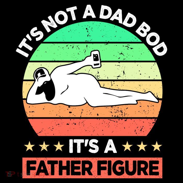 Its Not A Dad Bod Its A Father Figure Funny Beer Sexy Flatbill Hat