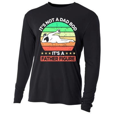 Its Not A Dad Bod Its A Father Figure Funny Beer Sexy Cooling Performance Long Sleeve Crew