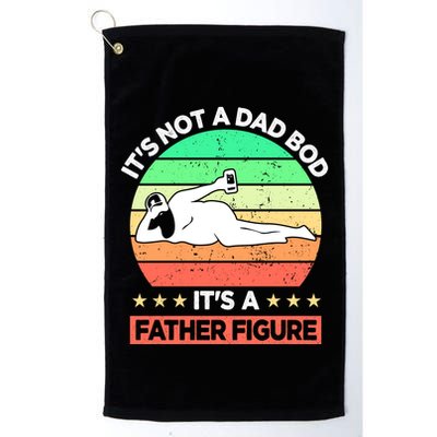 Its Not A Dad Bod Its A Father Figure Funny Beer Sexy Golf Towel
