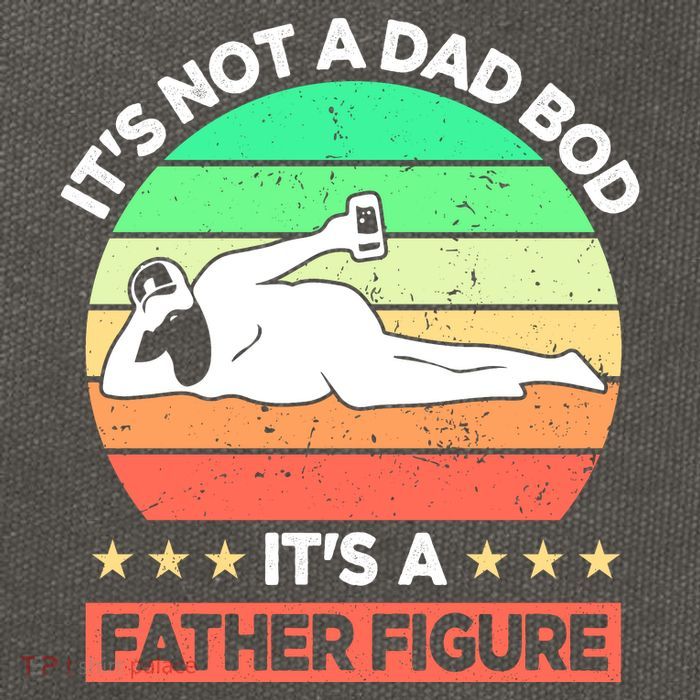 Its Not A Dad Bod Its A Father Figure Funny Beer Sexy Cotton Canvas Backpack