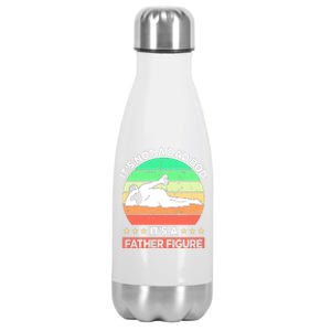 Its Not A Dad Bod Its A Father Figure Funny Beer Sexy Stainless Steel Insulated Water Bottle