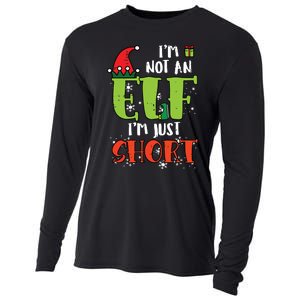 Im Not An Elf Just Short Funny Christmas Xmas Cooling Performance Long Sleeve Crew