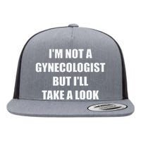 Im Not A Gynecologist But Ill Take A Look Flat Bill Trucker Hat