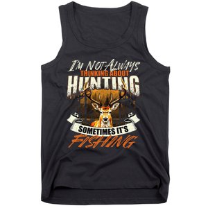 IM Not Always Thinking About Hunting Wildlife Deer Lover Tank Top