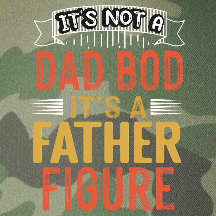 Its Not A Dad Bod Its A Father Figure Legacy Tie Dye Trucker Hat