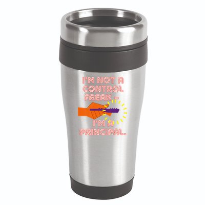 I'm Not A Control Freak, I'm A Principal 16oz Travel Tumbler