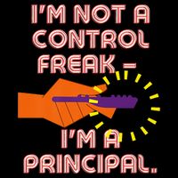 I'm Not A Control Freak, I'm A Principal Wool Snapback Cap