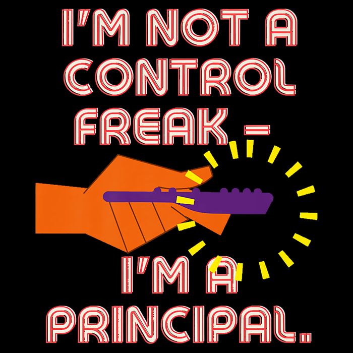 I'm Not A Control Freak, I'm A Principal Wool Snapback Cap