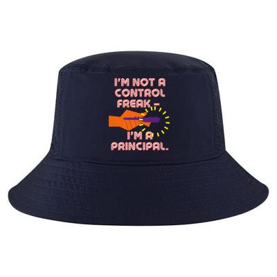 I'm Not A Control Freak, I'm A Principal Cool Comfort Performance Bucket Hat