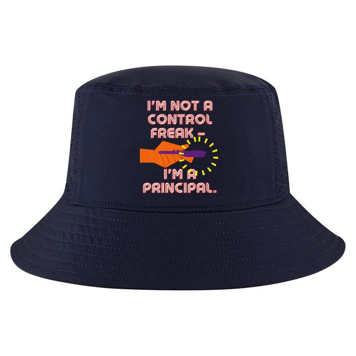 I'm Not A Control Freak, I'm A Principal Cool Comfort Performance Bucket Hat
