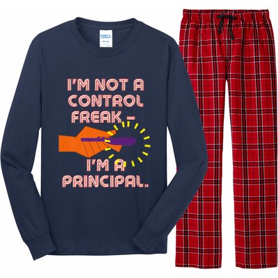 I'm Not A Control Freak, I'm A Principal Long Sleeve Pajama Set