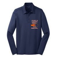 I'm Not A Control Freak, I'm A Principal Silk Touch Performance Long Sleeve Polo