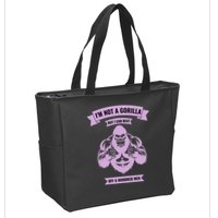 I'm Not A Gorilla But I Can Beat Off A Hundred Zip Tote Bag