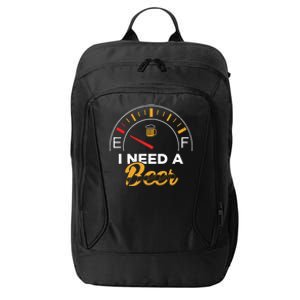 I Need A Beer Beermeter Funny Drinking Brewing City Backpack