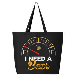 I Need A Beer Beermeter Funny Drinking Brewing 25L Jumbo Tote