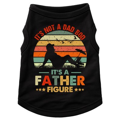 It's Not A Dad Bod It's A Father Figure Funny Vintage Sunset Doggie Tank