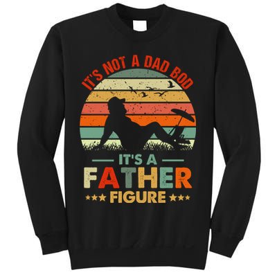 It's Not A Dad Bod It's A Father Figure Funny Vintage Sunset Sweatshirt