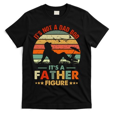 It's Not A Dad Bod It's A Father Figure Funny Vintage Sunset T-Shirt