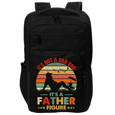 It's Not A Dad Bod It's A Father Figure Funny Vintage Sunset Impact Tech Backpack