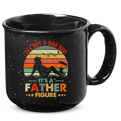 It's Not A Dad Bod It's A Father Figure Funny Vintage Sunset 15oz Campfire Ceramic Mug