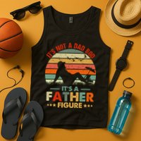 It's Not A Dad Bod It's A Father Figure Funny Vintage Sunset Tank Top