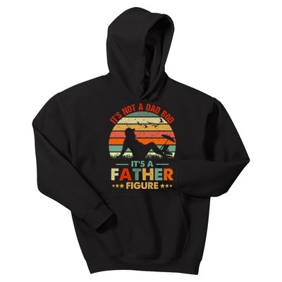 It's Not A Dad Bod It's A Father Figure Funny Vintage Sunset Kids Hoodie